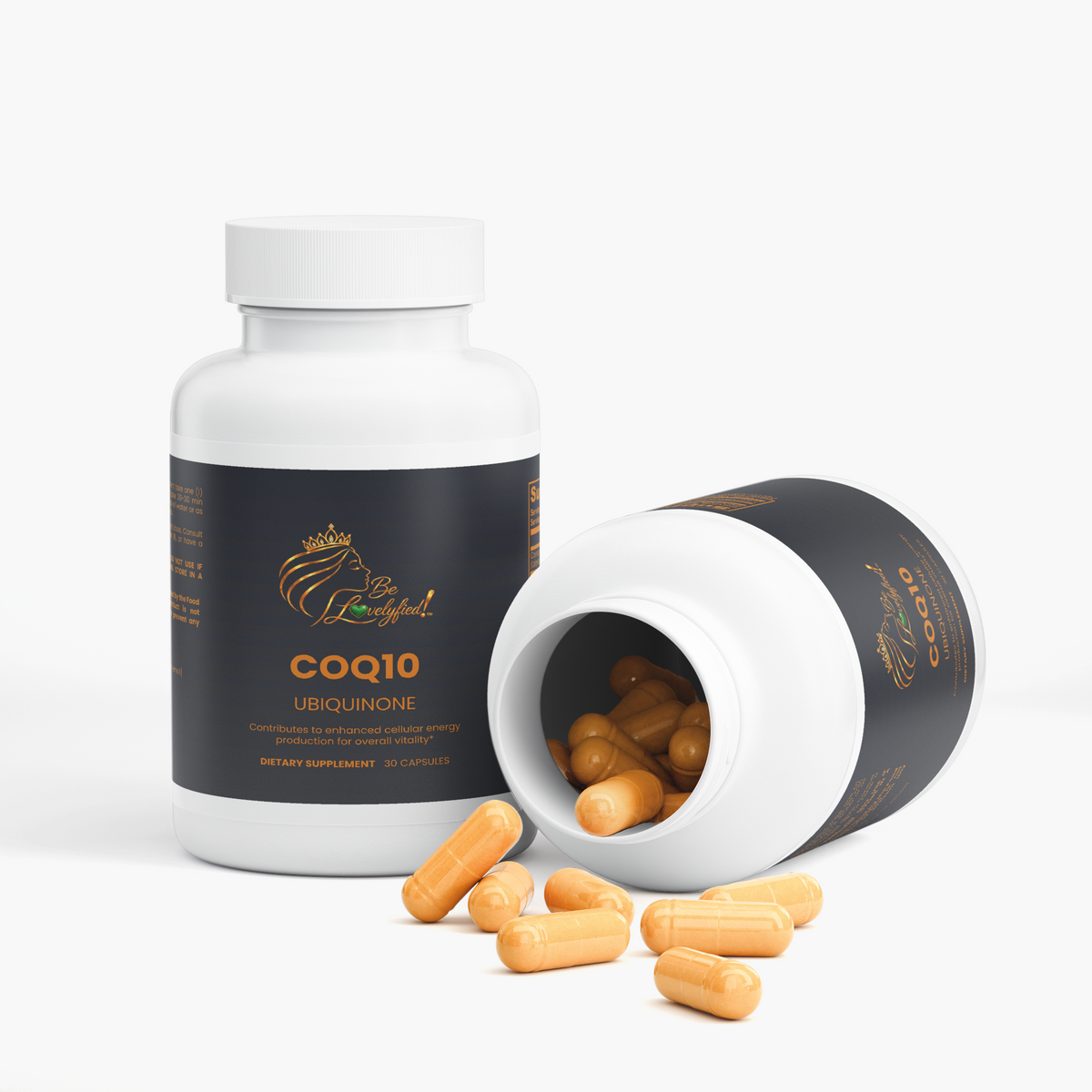 🌿 LUV LIFE™ CoQ10 Ubiquinone Capsules