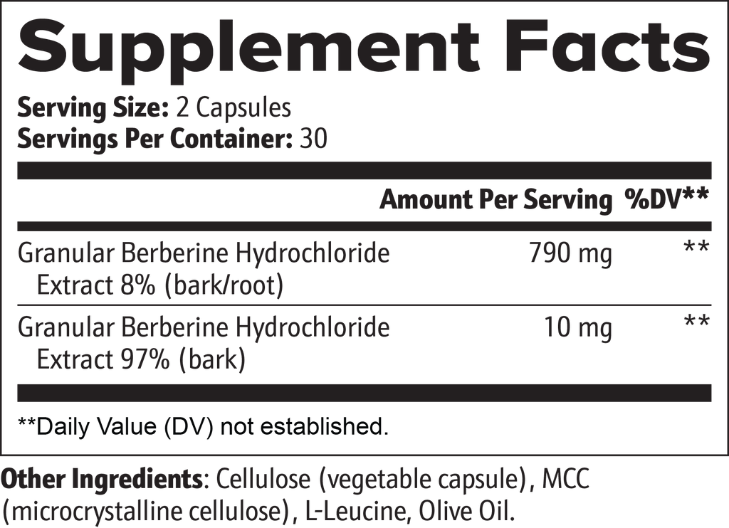 🌿 LUV LIFE™ Berberine Capsules