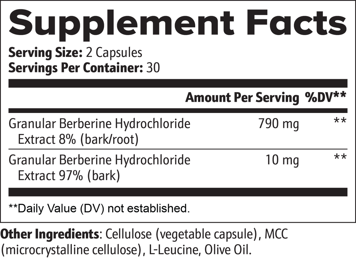 🌿 LUV LIFE™ Berberine Capsules
